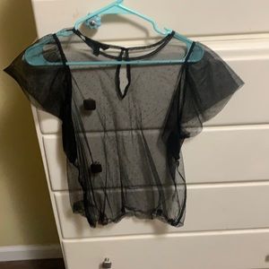 see through mess top